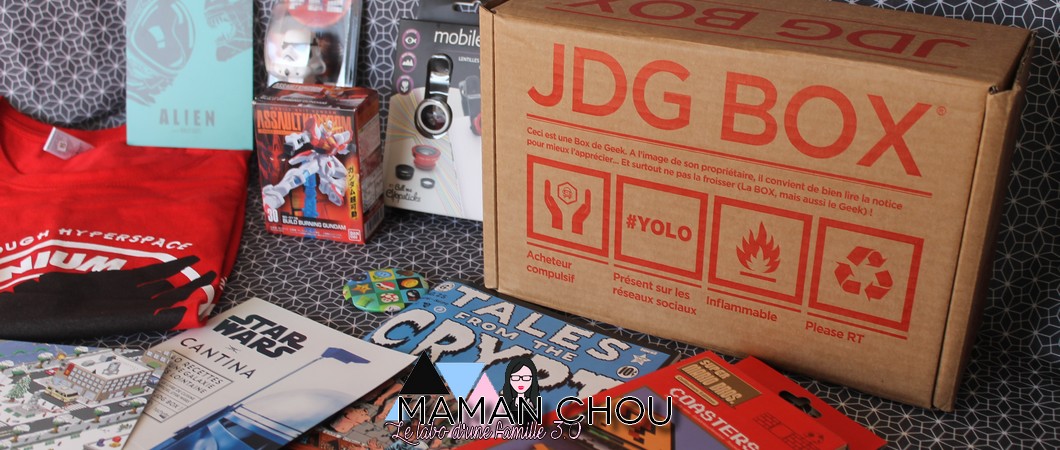 JDG Box la box Geek qui tient toutes ses promesses