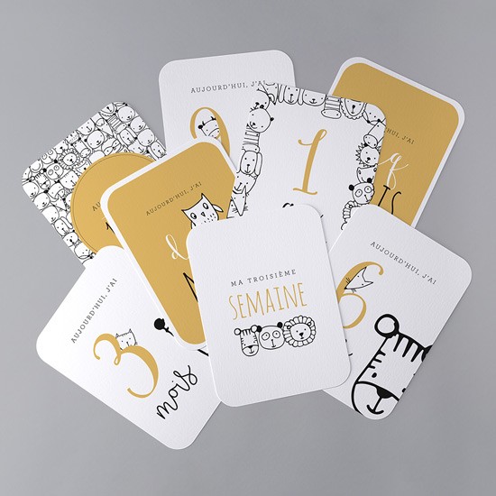 Kit Cartes Etapes Bebe 01 Maman Chou