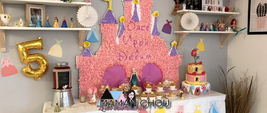 5 Ans De Ninie Un Anniversaire Disney Princesses Pour Ses 5 Ans Maman Chou