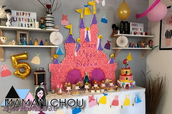 Anniversaire Disney Princesses Buffet Maman Chou