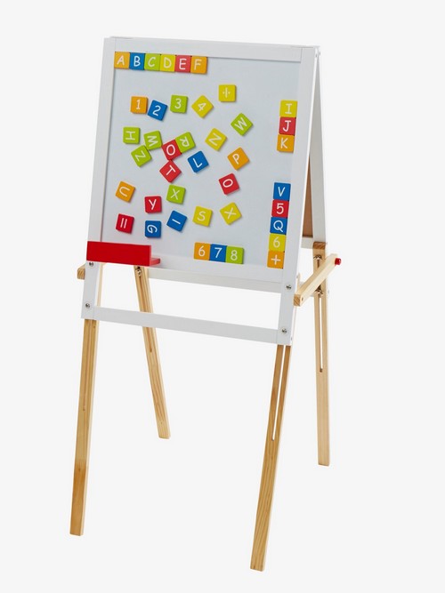 Hape Jouet Tableau Portatif en Bois Réversible - Tableau Blanc Hape Jouet Tableau Portatif en Bois Réversible - Tableau Blanc