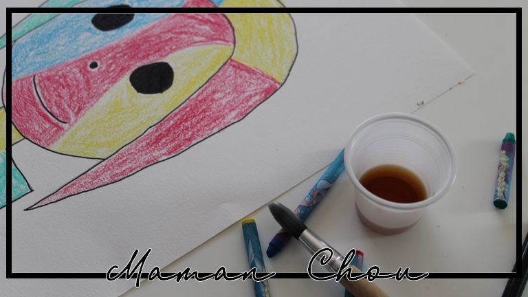 A la manière de Joan Miro : le portrait de Ninie