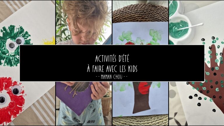 7 Activités d’été pour les enfants