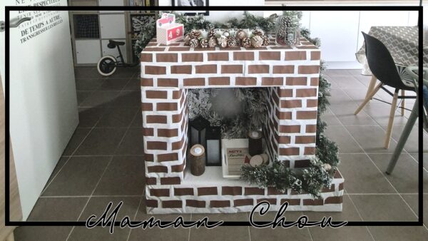 Cheminée En Carton Pour Noel