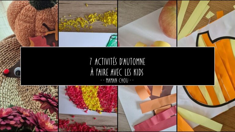 7 Activités d’automne pour les enfants
