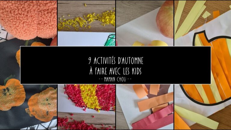 9 Activités d’automne pour les enfants