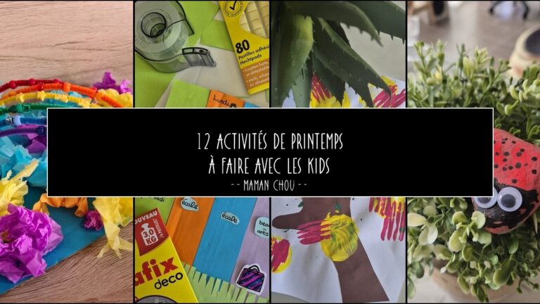 12 Activités de printemps pour les enfants