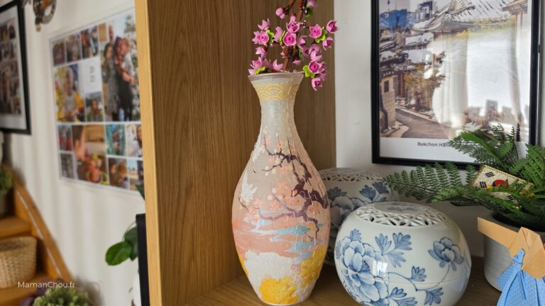 Je prends du temps pour moi avec mon nouveau puzzle déco : il se transforme en vase