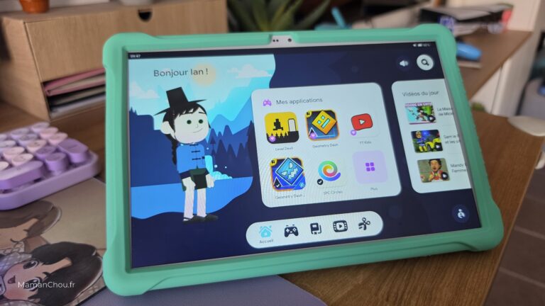 Du temps d&rsquo;écran encadré avec la tablette SPC WUUM TAB, mon avis